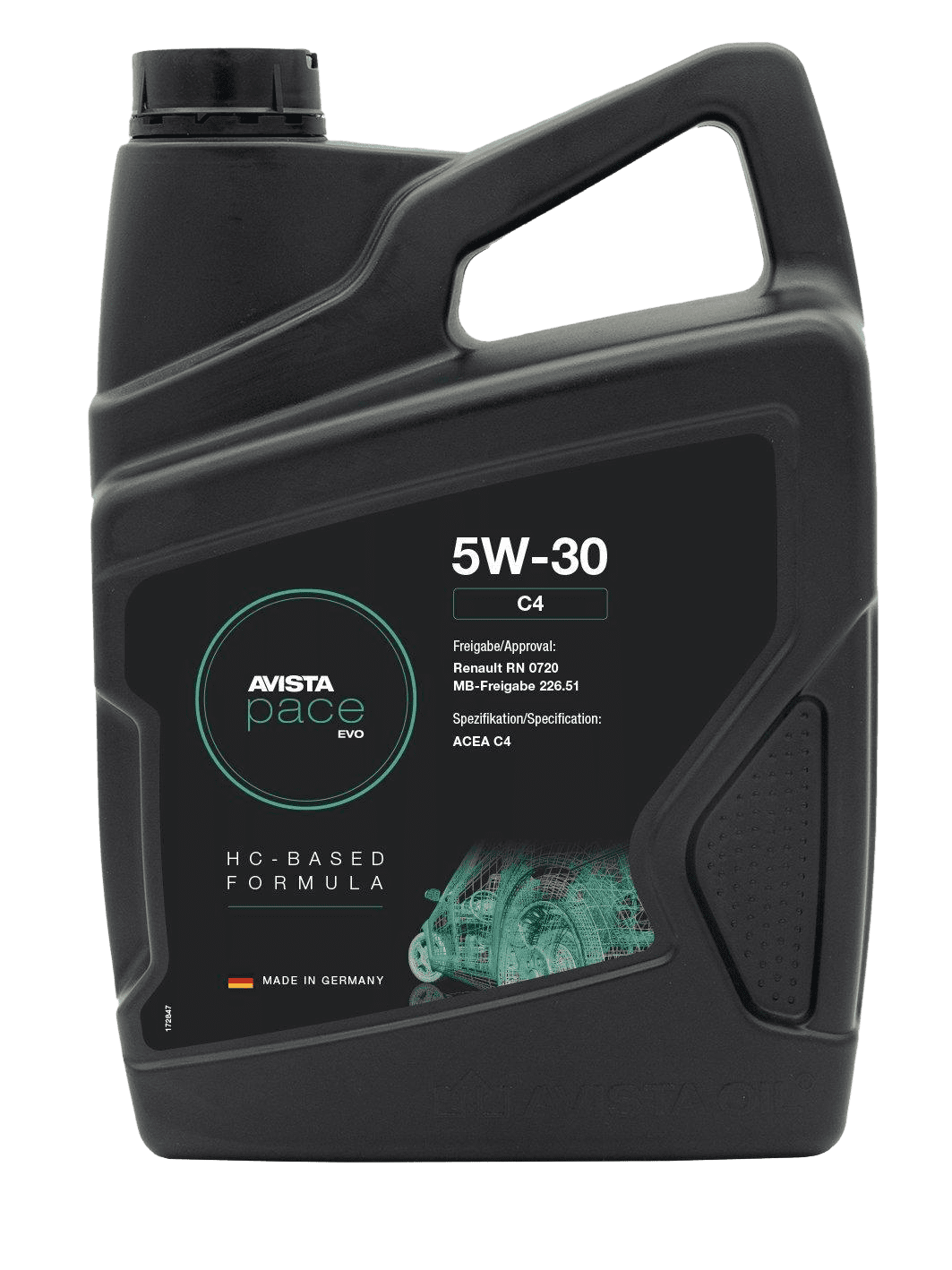 Моторное масло AVISTA PACE EVO C4 5W-30, 4л